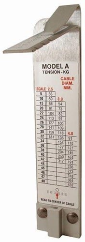 Loos Wantspanningsmeter - Model A - 2.5/3/4 mm
