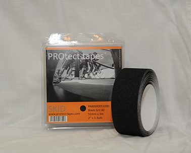 U rope - Antislip tape - 51mmx3m - Zwart