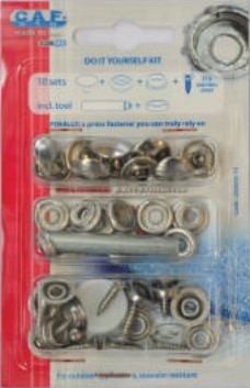 Surefas DHZ pakket drukknoop RVS