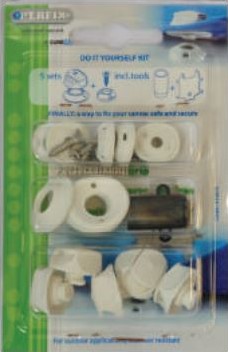 Surefas DHZ pakket Perfix wit drukknoop
