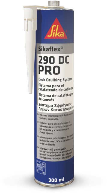 Sikaflex 290DC Polyurethane deknadenrubber - zwart - 300 ml George