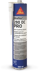 Sikaflex 290DC Polyurethane deknadenrubber - zwart - 300 ml