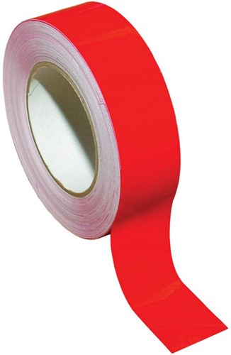 U rope Waterlijn tape - 20 mm x 10 m - rood