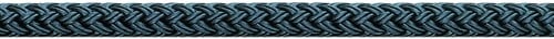 U-rope platte fenderlijn Deluxe - 8 mm - navy
