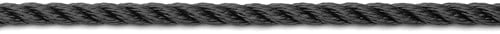 U-rope Prijslandvast - zwart - 8 mm