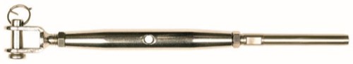 U rope Spanner RVS gaffel/stud 3mm M6