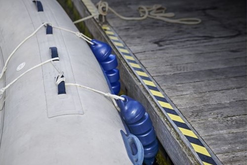 Plastimo Flexibele fender - Ø15 x 60 cm - zwart-2