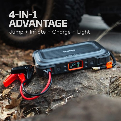 Nebo Assist Air jumpstarter en compressor-2