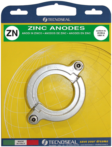 Yanmar Saildriveset: anodes + hardware (geen beugels) - Zink