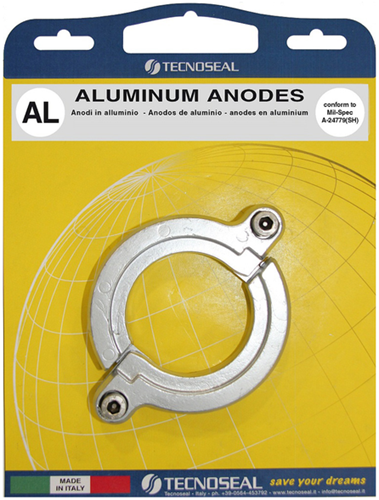 Yanmar Saildriveset: anodes + hardware (geen beugels) - Aluminium
