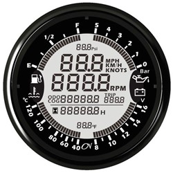 CN 6 in1 instrument zwart/zwart - 52 mm