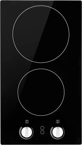 Klass inbouw keramische kookplaat - 2 pits - 290 x 520 mm