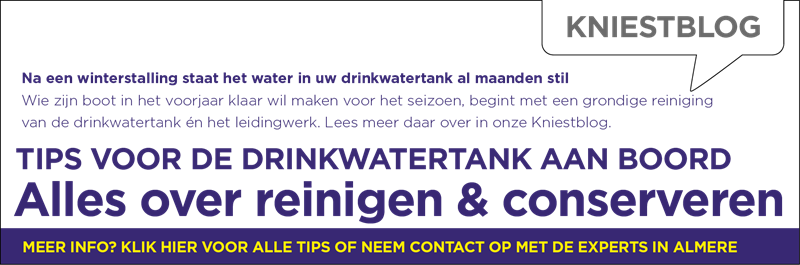Drinkwatertank reinigen en water conserveren: de complete gids voor het vaarseizoen