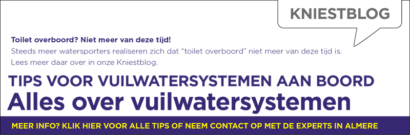 Vuilwatersystemen aan boord van uw boot