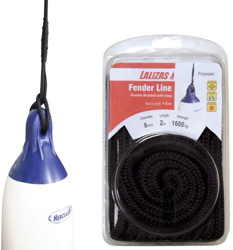 Lalizas Fenderlijn - 12 mm -3 meter - navy - per stuk