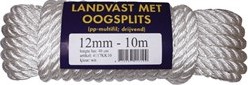 U rope Landvast met aangesplitst oog - geslagen lijn - Polypropyleen - drijvend 