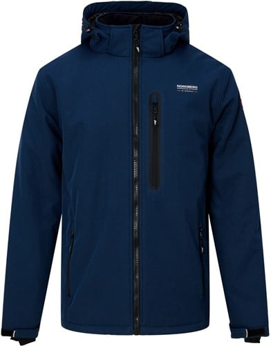 Nordberg Laser Heren Softshell Jacket Navy 