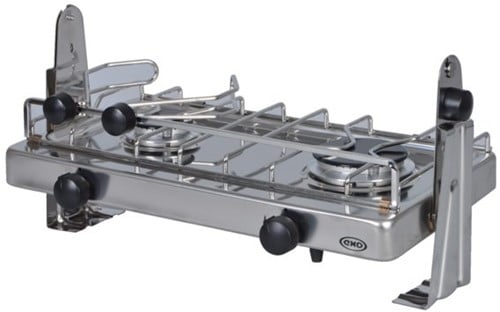 Eno Extrem 2 opbouwkooktoestel met cardanische ophanging - RVS - 2-pits