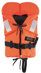 Besto Racingbelt 70N vaststof reddingsvest - oranje - 40/60 kg - kruisband