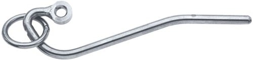 Talamex Rvs sliphaak 1/4 met oog - passend op spanner 6 mm