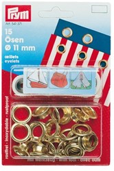 Prym Zeilogen messing 11 mm 15 st.