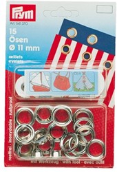 Prym Zeilogen vernikkeld 11 mm 15 st.