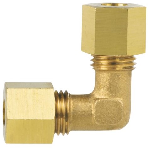 Talamex Haakse messing koppeling 8mm knel x 8mm knel