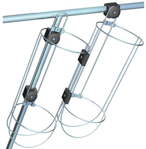Nawa railingconnector voor fenderkorf - 30 mm