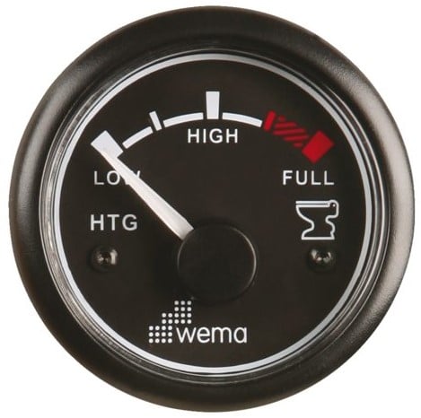 Wema Tankmeter Vuilwater - Zwart