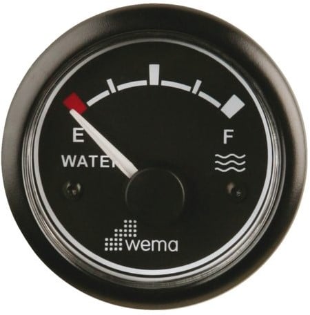 Wema Tankmeter Water - Zwart