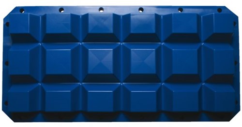 Talamex Multifender platte stootwil - 60 x 30 x 8 cm - navy