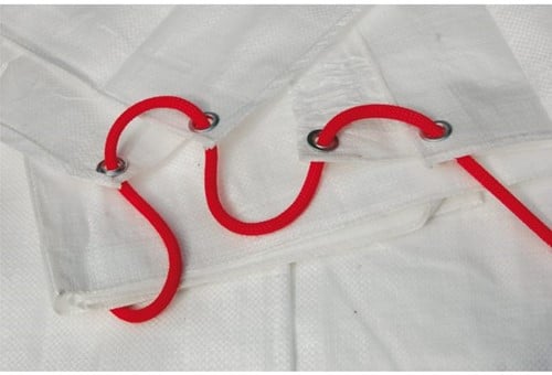 Talamex dekzeil - wit - 8 x 10 mtr- 250 grams