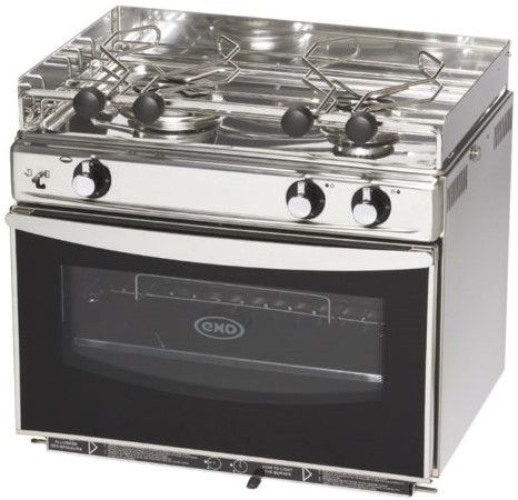 Eno Grand Large kooktoestel met oven - 2 pitten - RVS