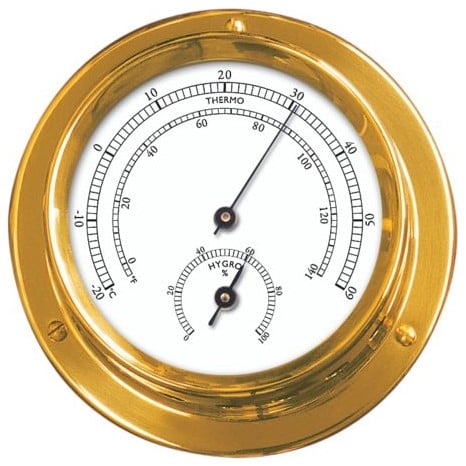 Talamex Thermo-Hygrometer Serie 110 - messing