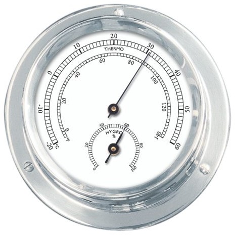 Talamex Thermo-Hygrometer Serie 110 - chroom
