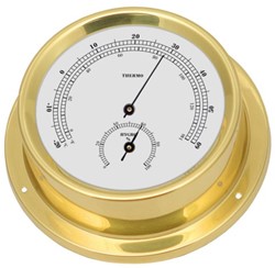 Talamex Thermo-Hygrometer Serie 125 - messing