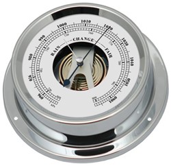 Talamex Barometer Serie 125 - chroom