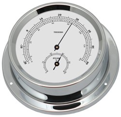 Talamex Thermo-Hygrometer Serie 125 - chroom