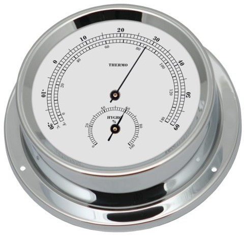 Talamex Thermo-Hygrometer Serie 125 - chroom