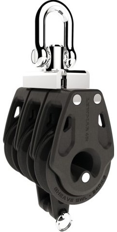 Lewmar Control 30 drieschijfsblok met hondsvot