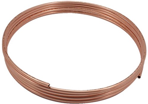 Talamex Roodkoperen leiding 6x8mm - 10 meter aan één stuk