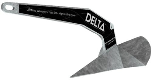 Lewmar Delta anker - gegalvaniseerd - 16 kg