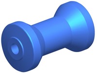 Talamex Kielrol PU - L125mm Ø72mm as16mm