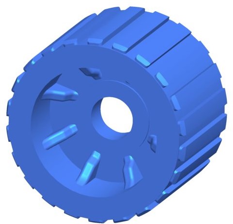 Talamex Geleiderol PU - L70mm Ø110mm as 25.5mm
