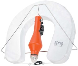 Besto Hoefboeiset Wipe Clean reddingsboeien - wit - railconnector