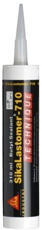 Sikaflex SikaLastomer 710 Butyl afdichtingskit - zwart - 310 ml