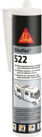 Sikaflex 522 Polymeer afdichtingskit/lijm - grijs - 300 ml