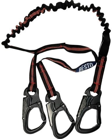 Besto Elastische Lifeline - 3 Hi-Performance haken