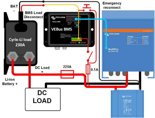 Victron Cyrix-Li-Load 24/48V-230A lastrelais voor lithium accu's-2