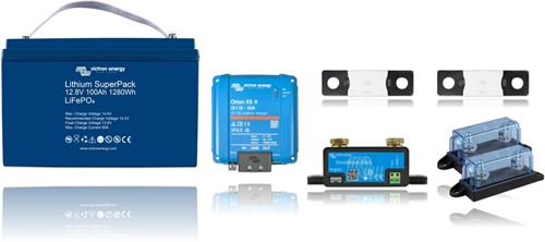 Victron lithium accu vervangset - vervangt 105 Ah loodzuuraccu